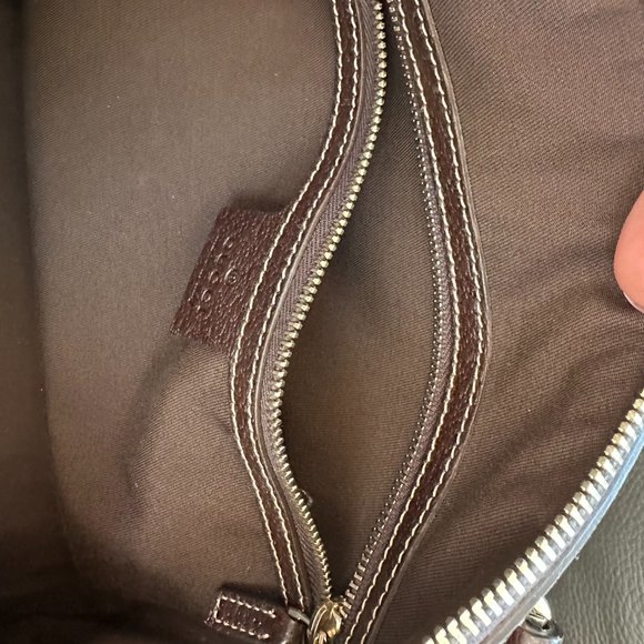 PREOWNED A++ Condition. Practically New Gucci GG Monogram Boston Handbag - Picture 11 of 16